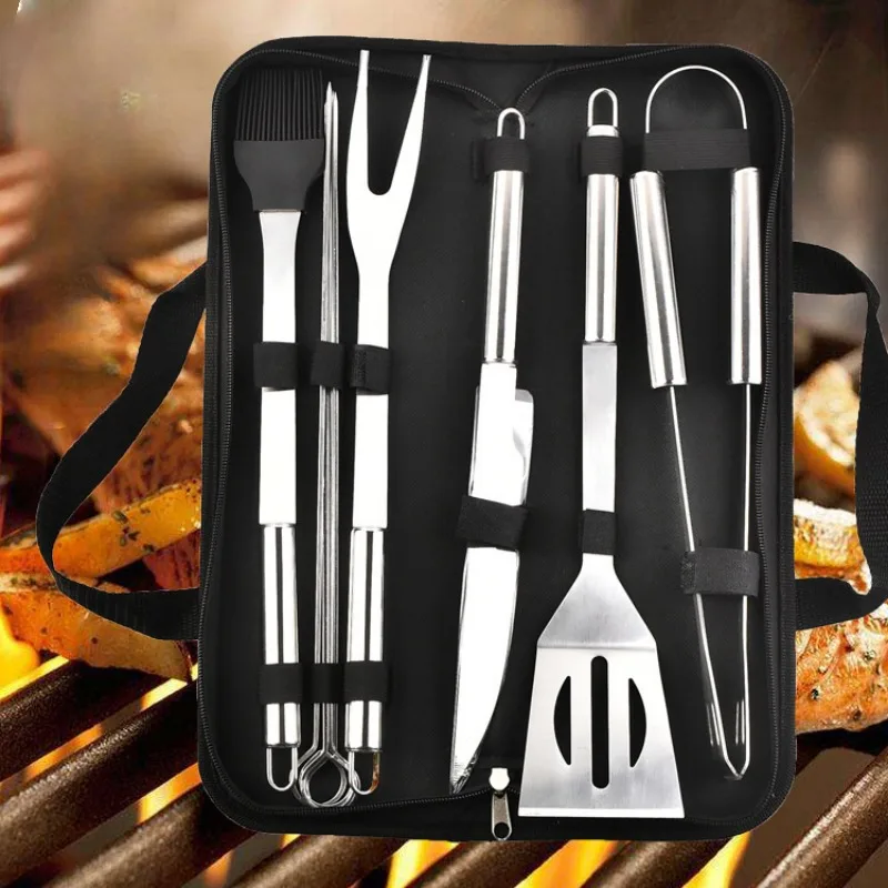 Barbecue combination tool set
