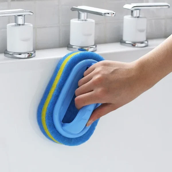 Household cleaning brush with handle – Image 2