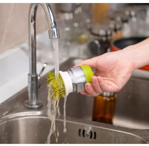 Dish Brush with Soap Dispenser – Image 11