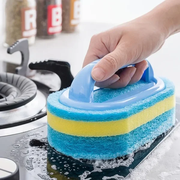 Household cleaning brush with handle – Image 4