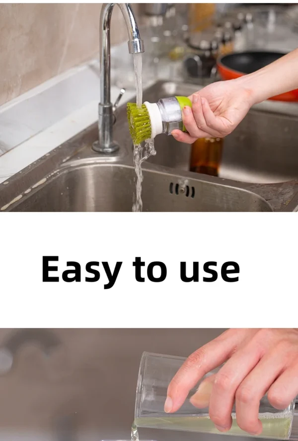 Dish Brush with Soap Dispenser – Image 12