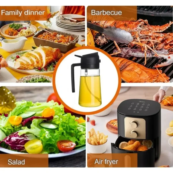 2 in 1 Oil Dispenser Bottle – Image 3
