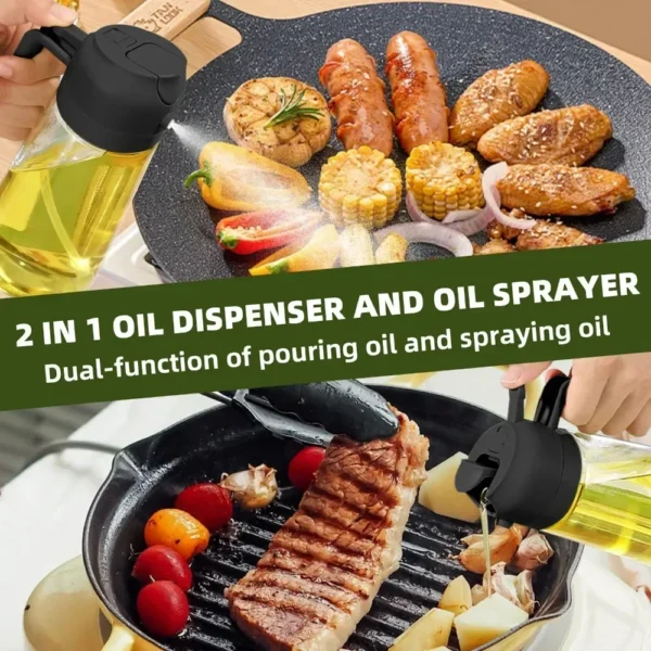 2 in 1 Oil Dispenser Bottle – Image 2