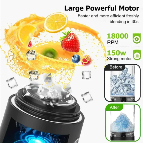 Portable Blender Electric (600ML) – Image 2