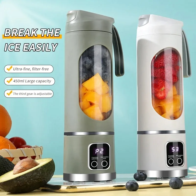 Portable Fruit Juicer with 10 Blades – Image 2