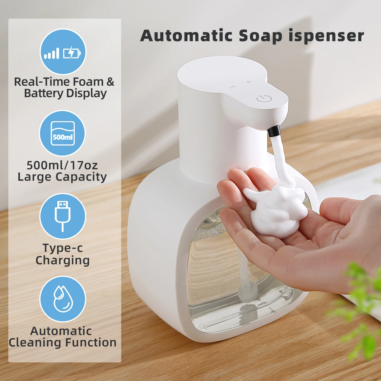 Automatic Foam Soap Dispenser