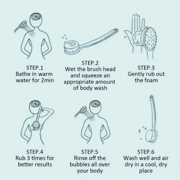 2 in 1 Bath Brush – Image 6