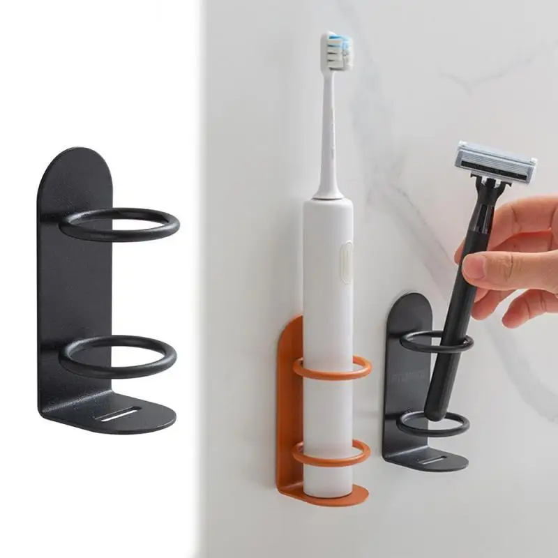 Wall-mounted toothbrush holder